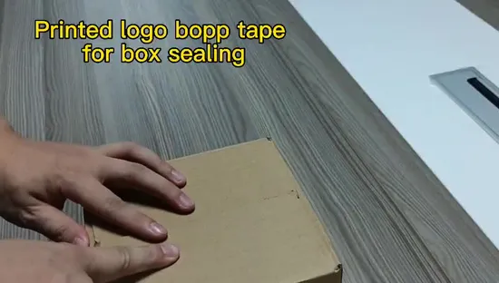 Wholesale Custom Logo Printed Packing Adhesive Tape Degradable Plant Based Cellulose Adhesive Packing Tape 