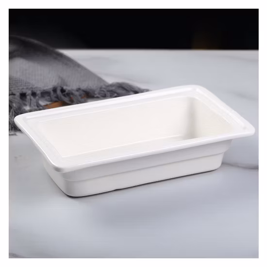 Tableware Hotel Standard Round Ceramic Plate White Ceramic Plate
