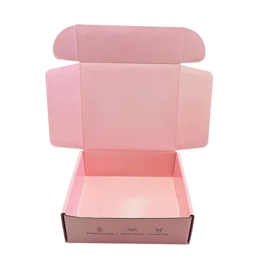 Custom Logo Shipping Mailer Box Cardboard Corrugated Packaging Box 