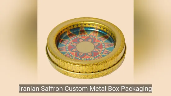 Food Grade Rectangular Kitchen Powder Herb Spice Packaging Tin Box with Hole Plastic Lid 